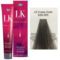 Краска для волос LK OPC Oil Protection Complex  6/28 жемчужно-пепельный темный блондин 100мл