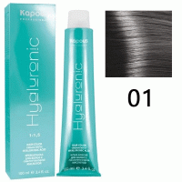 Крем-краска для волос Hyaluronic acid  01 Усилитель пепельный, 100 мл