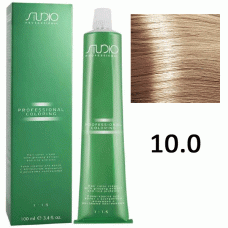Крем-краска для волос Studio Professional Coloring 10.0 платиновый блонд , 100мл