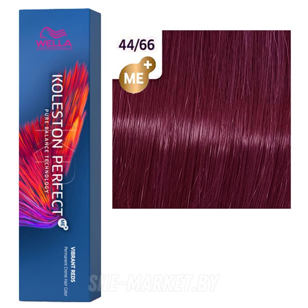 Стойкая крем-краска Koleston Perfect ME+ 44/66 Purple Miracle Яркие красные 60мл