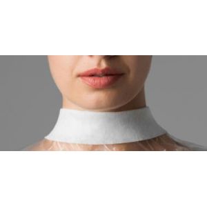 Воротнички спанлейс белый 7 см.х40 см.  200 шт./уп.