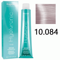 Крем-краска для волос Hyaluronic acid  10.084 Платиновый блондин прозрачный брауни, 100 мл