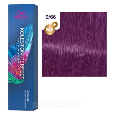 Стойкая крем-краска Koleston Perfect ME+ 0/66 Intense violet Special Mix 60мл
