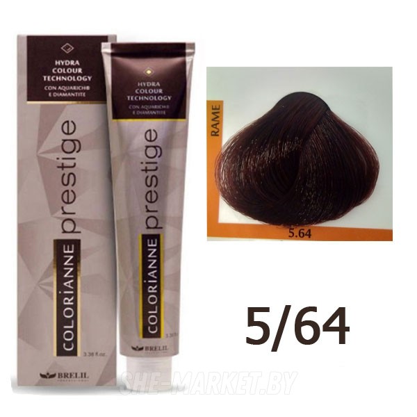 Крем краска для волос Colorianne Prestige ТОН - 5/64 Светлый меднокрасный шатен, 100мл
