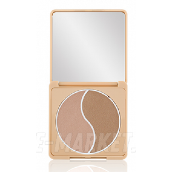 Палетка для контурирования и бронзирования лица SELF-GLOW, тон светлый, 6гр