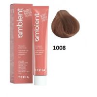Перманентная крем-краска для волос AMBIENT тон 1008, 60мл