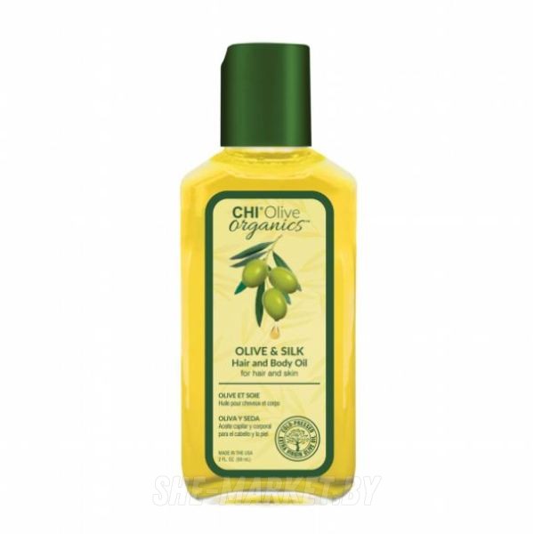 Масло оливы для волос и тела OLIVE ORGANICS Olive Silk Hair and Body Oil, 59мл