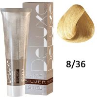 Крем-краска для седых волос SILVER DE LUXE 8/36 светло-русый золотисто-фиолетовый 60мл