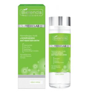 Нормализующий тоник для лица с антибактериальным комплексом SUPREMELAB Sebio Derm, 200 мл