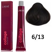 Краска для волос Collage creme hair color ТОН - 6/13, 60мл