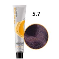 Крем краска для волос Get the Color ТОН 5.7 светло каштановый фиолетовый , 100мл