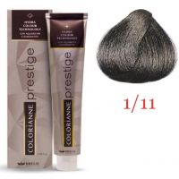 Крем краска для волос Colorianne Prestige ТОН - 1/11 Иссинячерный, 100мл Крем краска для волос Colorianne Prestige ТОН - 1/11 Иссинячерный, 100мл