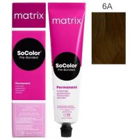 Крем-краска для волос SoColor Pre-Bonded 6A 90мл