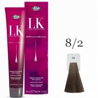 Краска для волос LK OPC Oil Protection Complex 8/2 светлый блондин пепельный, 100мл