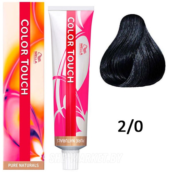 Оттеночная краска Wella Color Touch 2/0 Чистые натуральные 60мл