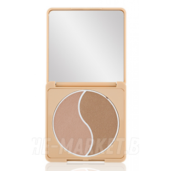 Палетка для контурирования и бронзирования лица SELF-GLOW, тон medium, 6гр