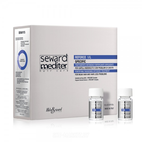 Укрепляющий и уплотняющий лосьон для ослабленных волос MEDITER REFORCE SPECIFIC 1/L, 12*10мл