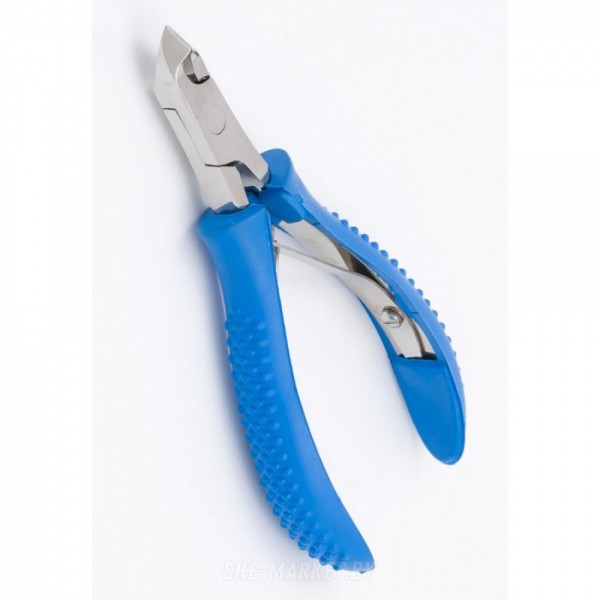 Кусачки для кутикулы (5мм), силиконовые ручки, AT 1105 Le Rose