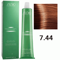 Крем-краска для волос Studio Professional Coloring 7.44 интенсивный медный блонд, 100мл