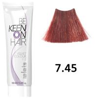 Крем-краска для волос VELVET COLOUR CREAM ТОН - 7.45, 100мл