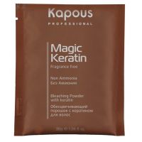 Обесцвечивающий порошок с кератином для волос Без аммония Magic Keratin, 30гр