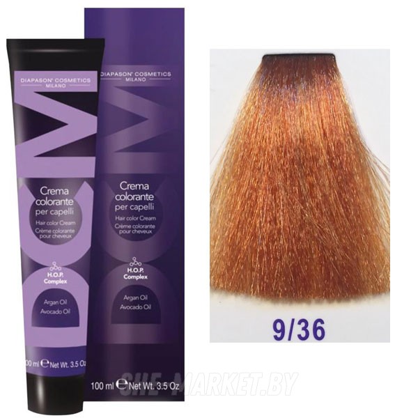 Крем-краска DCM Hair Color Cream HOP Complex 9/36 100мл
