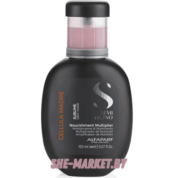 Жидкость концентрат питающая сухие волосы Cellula Madre Semi Di Lino Sublime Dry Hair, 150мл