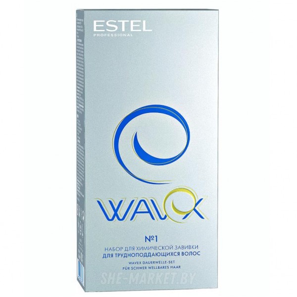 Набор для химической завивки для трудноподдающихся волос №1 Wavex 100гр+100гр