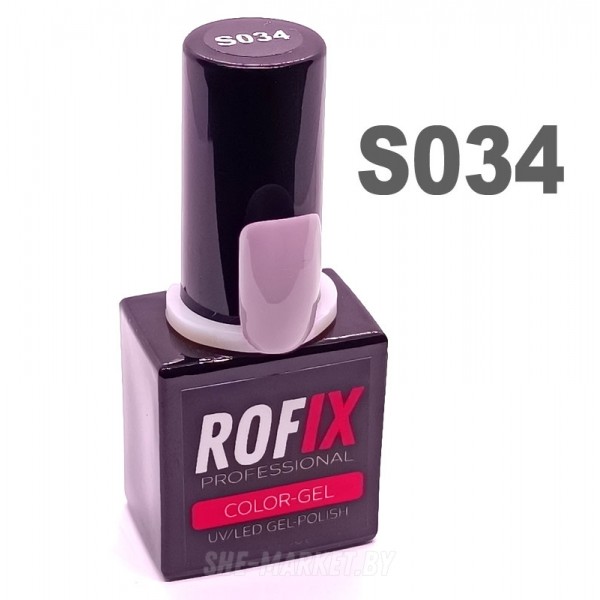 Гель-лак Rofix Color-Gel #S034, 10гр