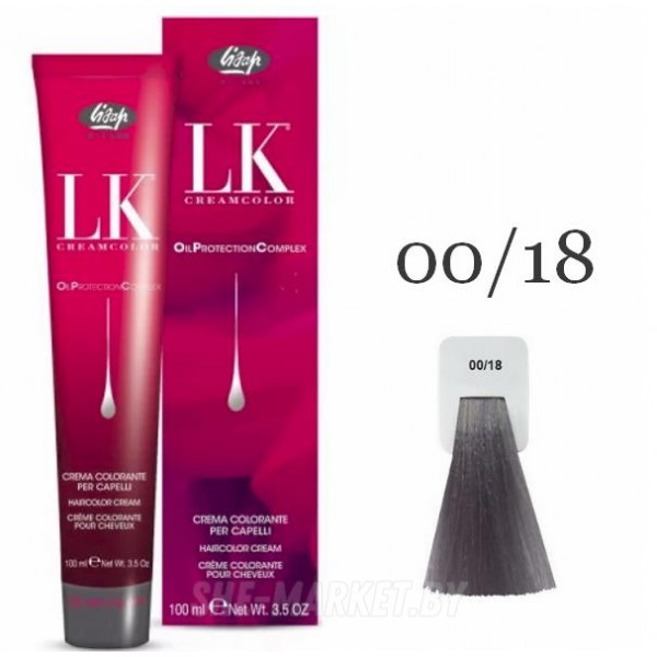 Краска для волос LK OPC Oil Protection Complex 00/18 микстон серебряный, 100мл