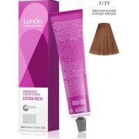 Стойкая крем-краска LondaColor 7/77 блонд интенсивно-коричневый 60мл Стойкая крем-краска LondaColor 7/77 блонд интенсивно-коричневый 60мл