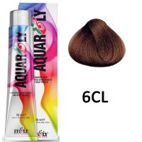 Кремообразный краситель для волос Aquar ly 6CL Табачный темно-русый, 100мл