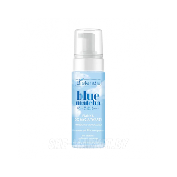 Пенка для умывания увлажняющая BLUE MATCHA, 150г