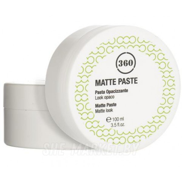Матовая паста с пчелиным воском и белой глиной 360 Matte Paste, 100мл