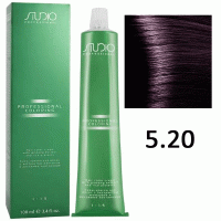 Крем-краска для волос Studio Professional Coloring 5.20 светлый фиолетово-коричневый , 100мл