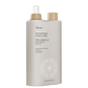 Восстанавливающий комплекс для волос Двухэтапный Pro Miracle Deep Repair 1+2, 500мл + 500мл Восстанавливающий комплекс для волос Двухэтапный Pro Miracle Deep Repair 1+2, 500мл + 500мл