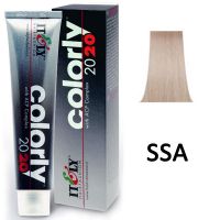 Краска для волос Сolorly 2020 ТОН SSA Суперсветлый блонд серебро (суперсветлая гамма), 60мл