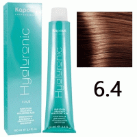 Крем-краска для волос Hyaluronic acid  6.4 Темный блондин медный, 100 мл