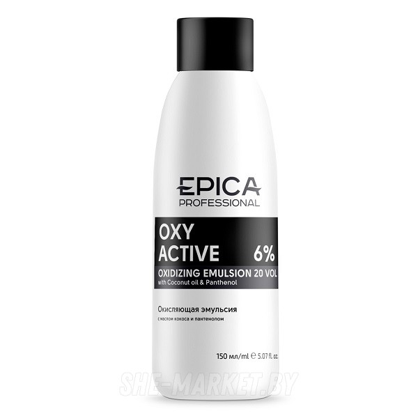 Кремообразная окисляющая эмульсия Oxy Active 6 % (20 vol), 150мл
