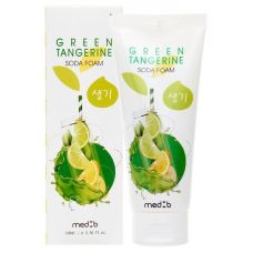Мягкая пенка для умывания лица с экстрактом зеленого мандарина Green Tangerine Soda Foam, 100 мл
