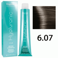 Крем-краска для волос Hyaluronic acid  6.07 Темный блондин натуральный холодный, 100 мл