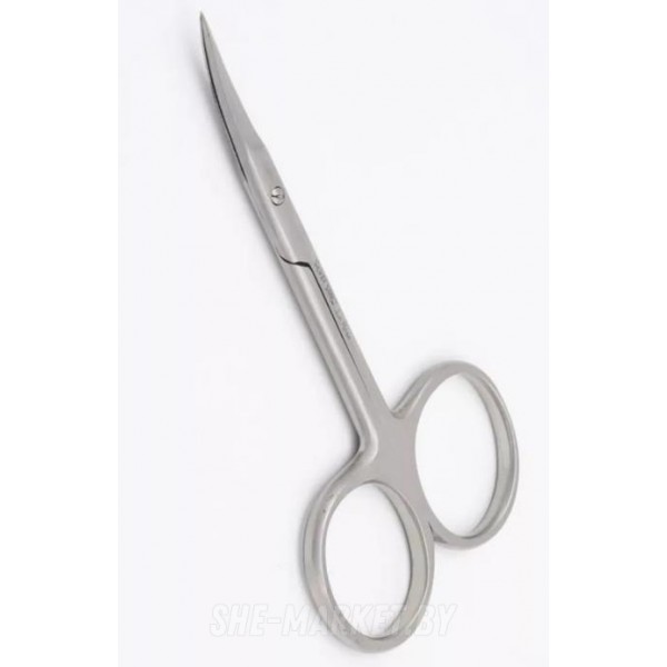 Ножницы маникюрные для кутикул, матовые, длинное тонкое лезвие