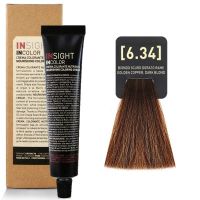 Крем-краска для волос Incolor permanent color ТОН 6.34, 60мл