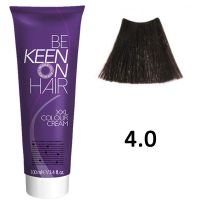 Крем-краска для волос COLOUR CREAM ТОН - 4.0 Коричневый/Mittelbraun, 100мл