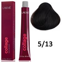 Краска для волос Collage creme hair color ТОН - 5/13, 60мл
