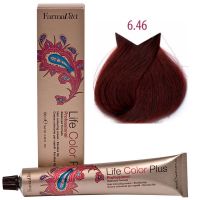 Крем-краска для волос LIFE COLOR PLUS 6,46/6CR тёмный медно-красный блондин 100мл