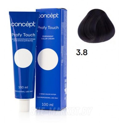 Стойкая крем-краска д/волос Profy Touch 3.8, 100 мл.