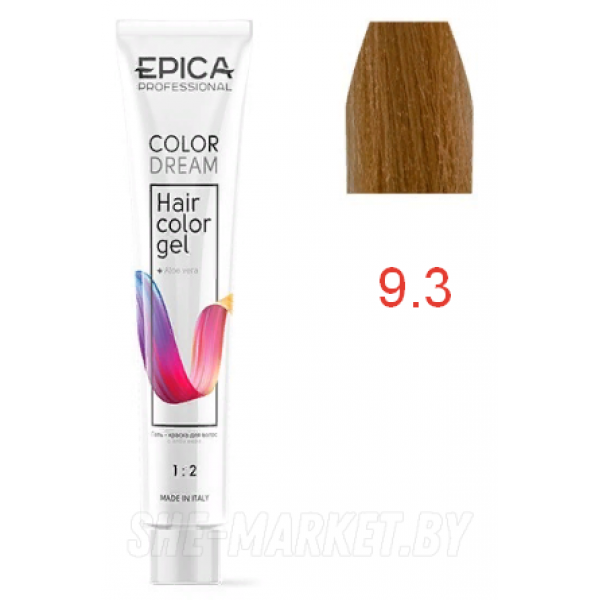 Гель-краска COLORDREAM 9.3 блондин золотистый, 100мл