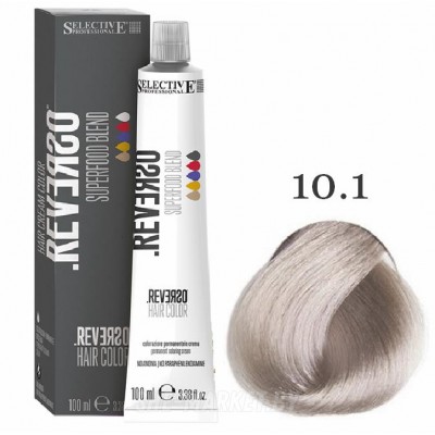 Крем-краска для волос без аммиака Reverso Hair 10.1 Экстра светлый блондин пепельный ,100мл.