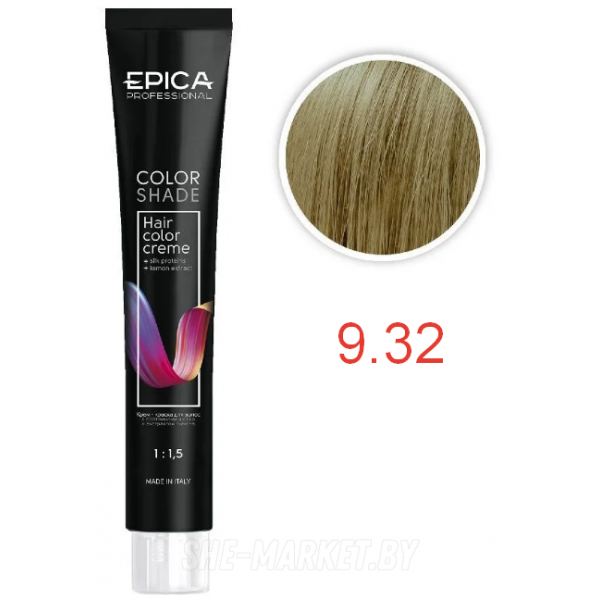 Крем-краска COLORSHADE 9.32 блондин бежевый, 100мл